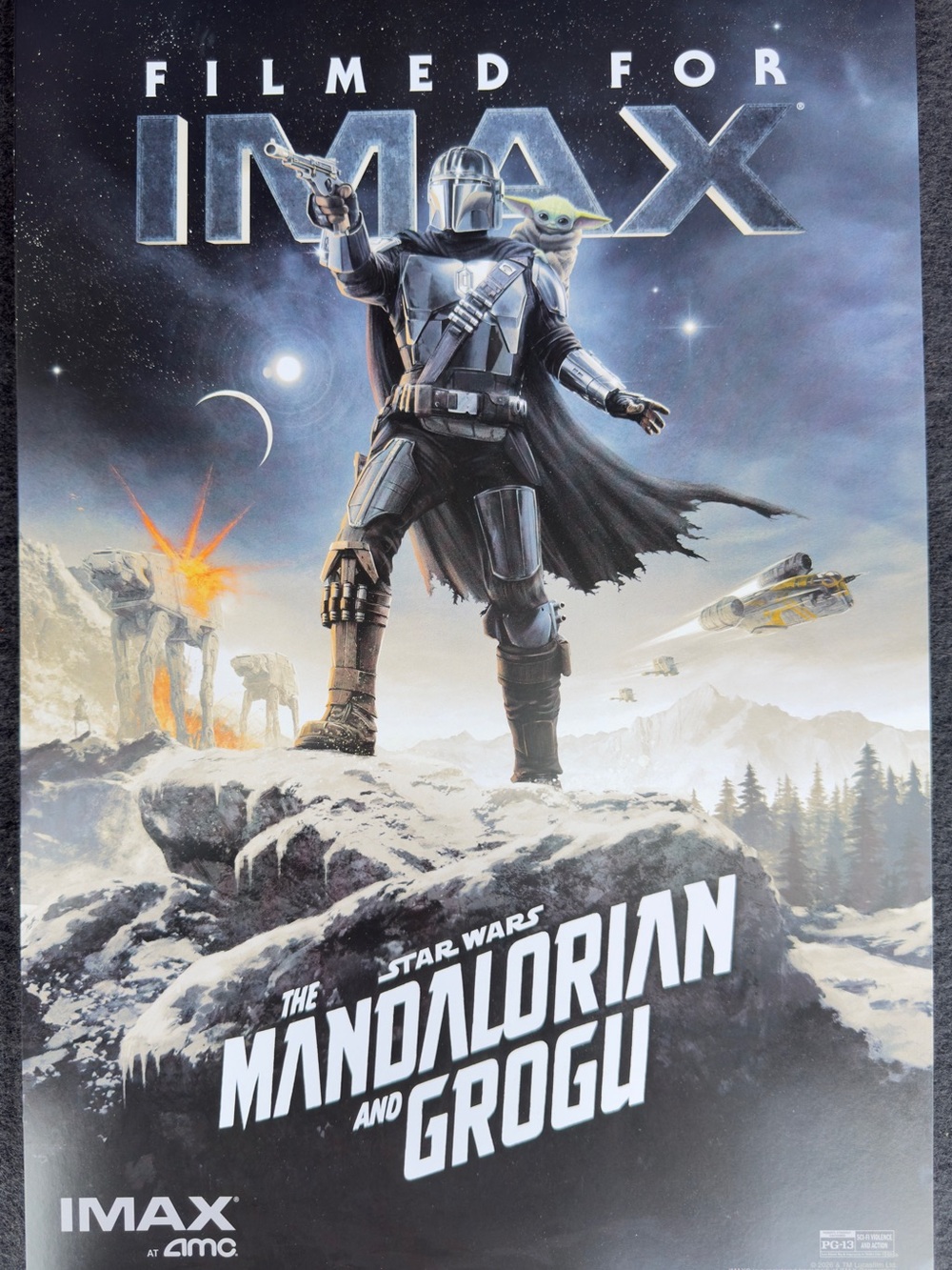 The Mandalorian and Grogu- MATT FERGUSON- AMC IMAX- Limited Edition PROMO Poster